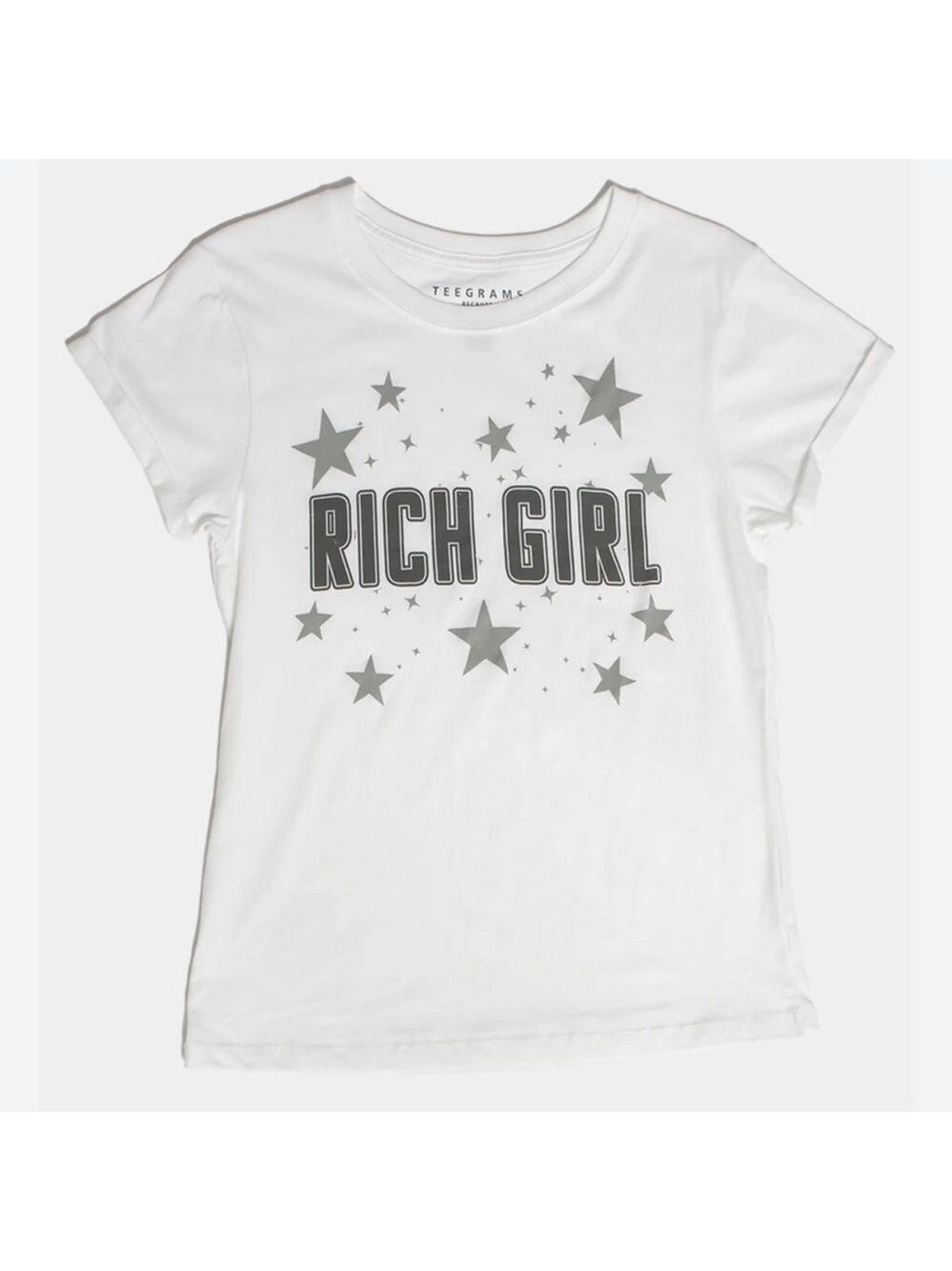 TEEGRAMS Rich Girl Fitted Tee NWOT - Picture 2 of 7